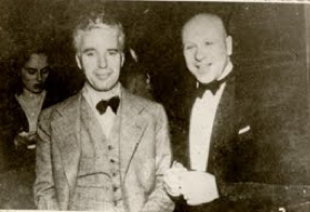 Charles Chaplin & Sergei Ermollaeff Paramount Ballroom, Shanghai, China 1933
